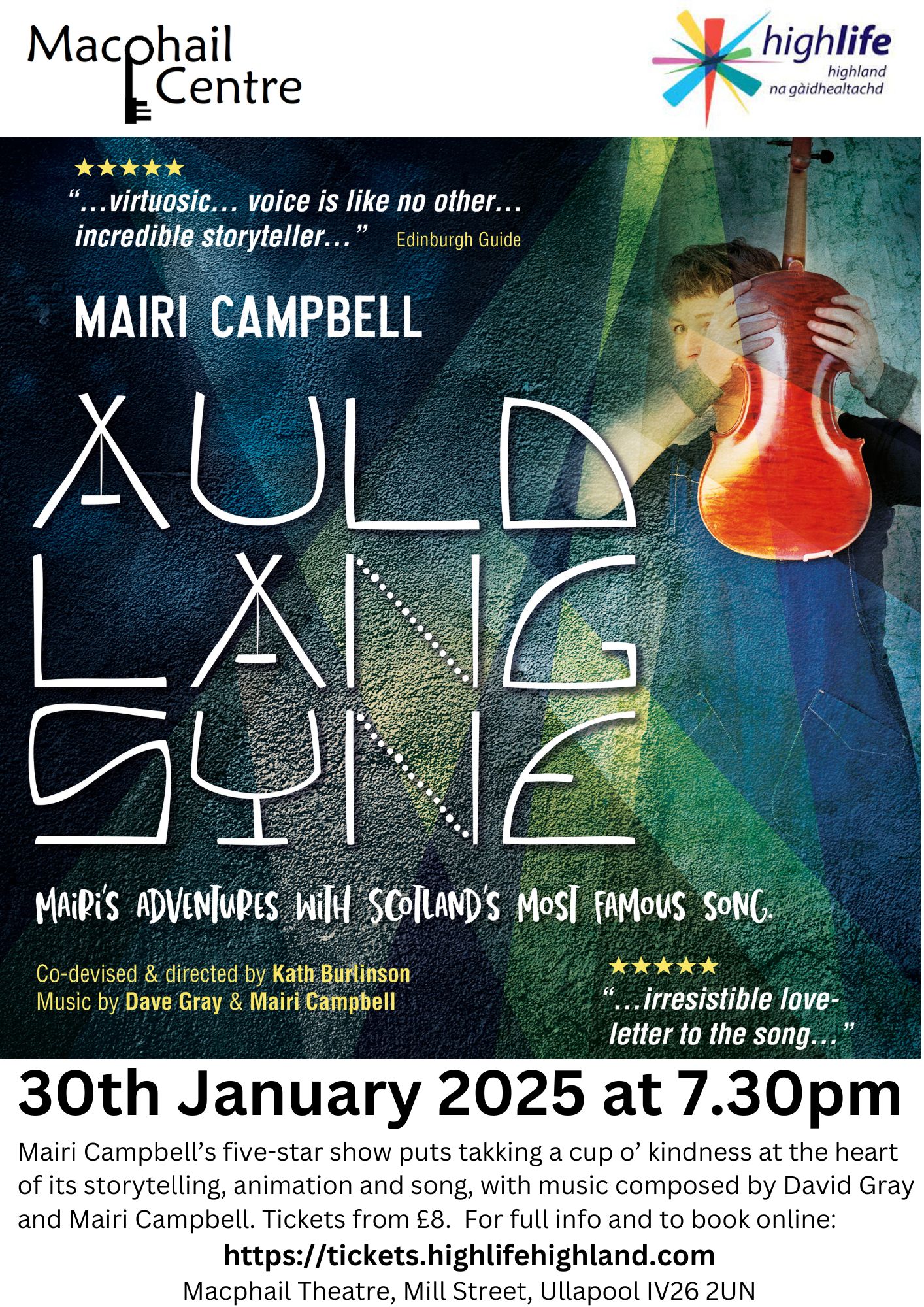 Auld Lang Syne poster and ad