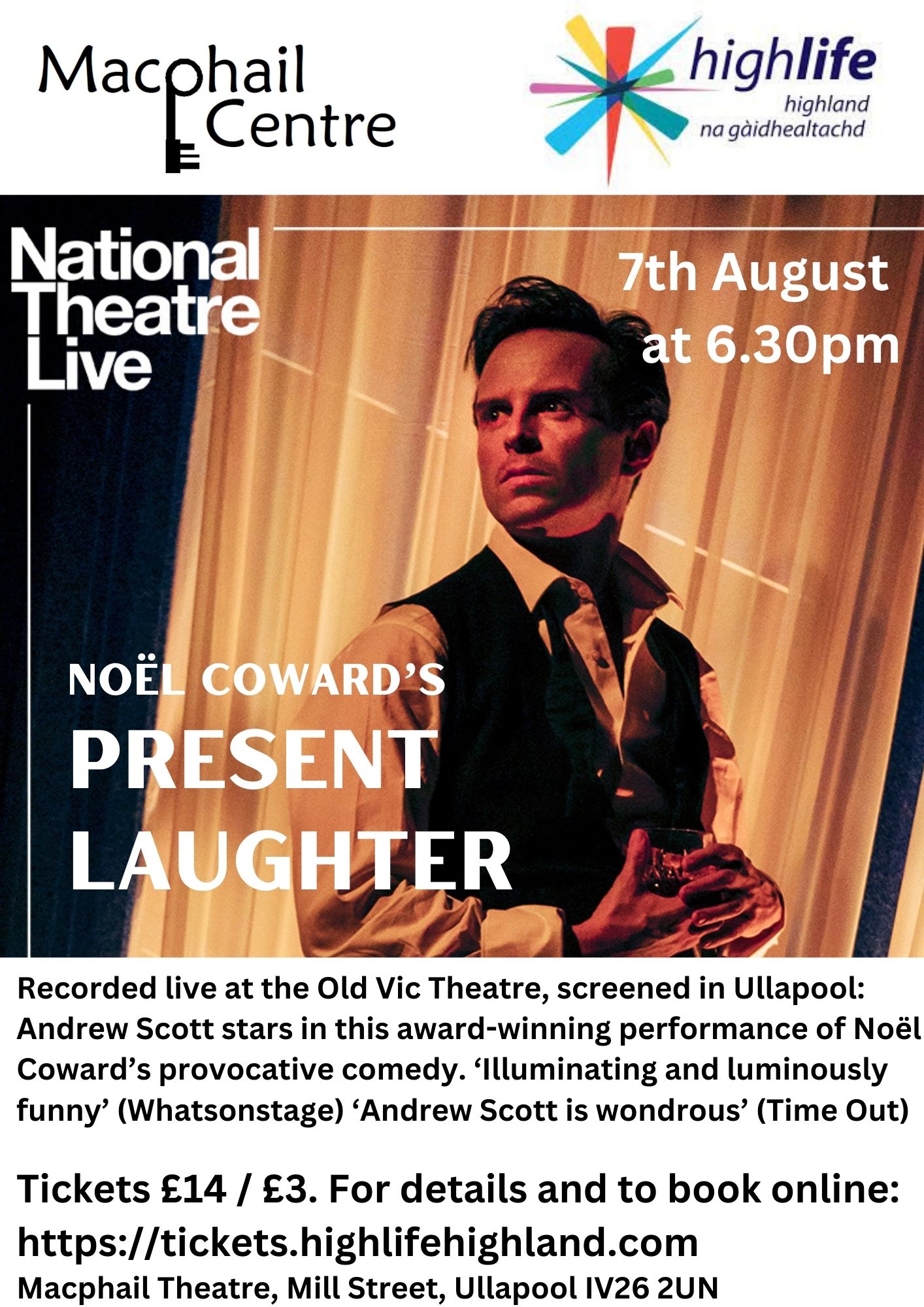 Present Laughter advert